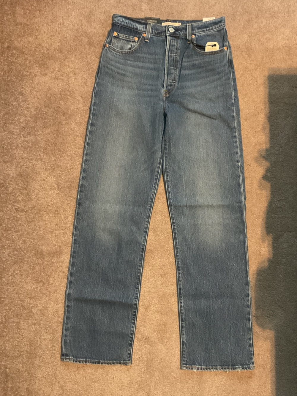 Levi's Women's Straight-Leg Blue Denim Jeans